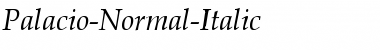 Download Palacio-Normal-Italic Font Download Palacio-Normal-Italic Font