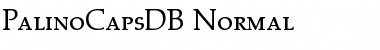 Download PalinoCapsDB Font Download PalinoCapsDB Font
