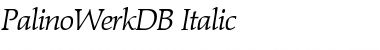 Download PalinoWerkDB Font Download PalinoWerkDB Font