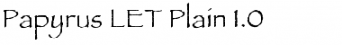 Download Papyrus LET Font Download Papyrus LET Font