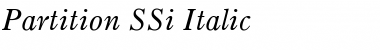 Download Partition SSi Font Download Partition SSi Font