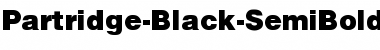 Download Partridge-Black-SemiBold Font Download Partridge-Black-SemiBold Font