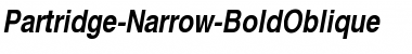 Download Partridge-Narrow-BoldOblique Font Download Partridge-Narrow-BoldOblique Font