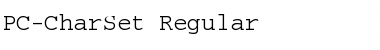 Download PC-CharSet Font Download PC-CharSet Font