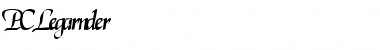 Download PCLegarnder Font Download PCLegarnder Font