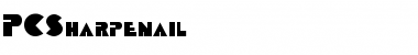 Download PCSharpenail Font Download PCSharpenail Font