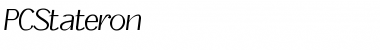 Download PCStateron Font Download PCStateron Font