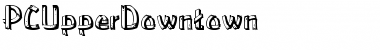Download PCUpperDowntown Font Download PCUpperDowntown Font