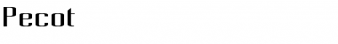 Download Pecot Font Download Pecot Font