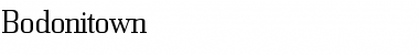 Download Bodonitown Font Download Bodonitown Font