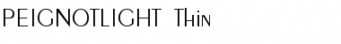 Download PEIGNOTLIGHT Font Download PEIGNOTLIGHT Font