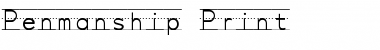 Download Penmanship Print Font Download Penmanship Print Font
