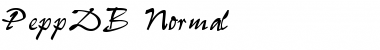 Download PeppDB Font Download PeppDB Font