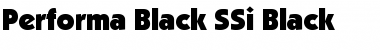 Download Performa Black SSi Font Download Performa Black SSi Font