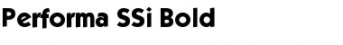 Download Performa SSi Font Download Performa SSi Font
