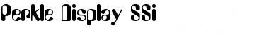 Download Perkle Display SSi Font Download Perkle Display SSi Font