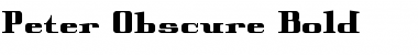 Download Peter Obscure Font Download Peter Obscure Font
