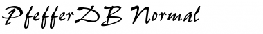 Download PfefferDB Font Download PfefferDB Font