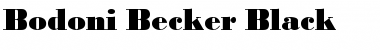 Download Bodoni Becker Black Font Download Bodoni Becker Black Font