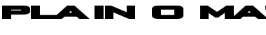 Download Plain O Matic Font Download Plain O Matic Font