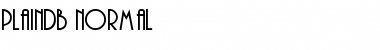 Download PlainDB Font Download PlainDB Font