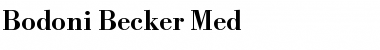 Download Bodoni Becker Med Font Download Bodoni Becker Med Font