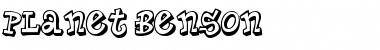 Download Planet Benson Font Download Planet Benson Font