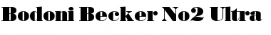 Download Bodoni Becker No2 Ultra Font Download Bodoni Becker No2 Ultra Font