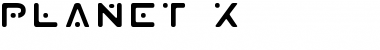 Download Planet X Font Download Planet X Font