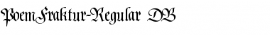 Download PoemFraktur DB Font Download PoemFraktur DB Font