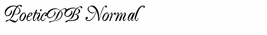 Download PoeticDB Font Download PoeticDB Font