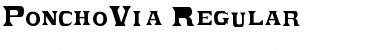 Download PonchoVia Font Download PonchoVia Font