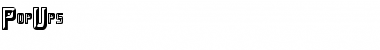 Download PopUps Font Download PopUps Font