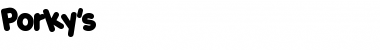 Download Porky's Font Download Porky's Font