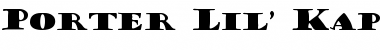 Download Porter Lil' Kaps Font Download Porter Lil' Kaps Font