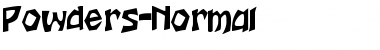 Download Powders-Normal Font Download Powders-Normal Font