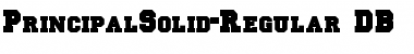 Download PrincipalSolid DB Font Download PrincipalSolid DB Font