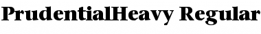 Download PrudentialHeavy Font Download PrudentialHeavy Font