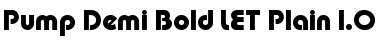 Download Pump Demi Bold LET Font Download Pump Demi Bold LET Font