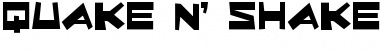 Download Quake & Shake Font Download Quake & Shake Font