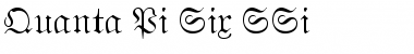 Download Quanta Pi Six SSi Font Download Quanta Pi Six SSi Font