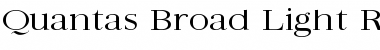 Download Quantas Broad Light Font Download Quantas Broad Light Font