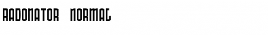 Download Radonator Font Download Radonator Font