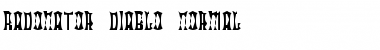 Download Radonator Diablo Font Download Radonator Diablo Font