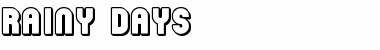 Download Rainy Days Font Download Rainy Days Font