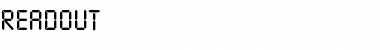 Download Readout Font Download Readout Font