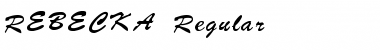 Download REBECKA Font Download REBECKA Font