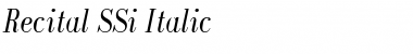 Download Recital SSi Font Download Recital SSi Font