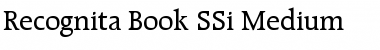 Download Recognita Book SSi Font Download Recognita Book SSi Font