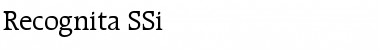 Download Recognita SSi Font Download Recognita SSi Font
